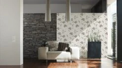 Vinyltapete SIMPLY WHITE 3 - beige - Wellen-Struktur - 10 Meter -Baumarkt Verkaufsgeschäft 9000998000 03 1600Wx1600H