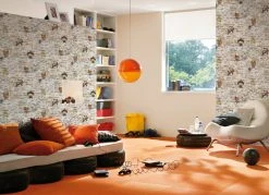 Tapete BOYS & GIRLS 5 - beige - 10 Meter -Baumarkt Verkaufsgeschäft 9001008200 04 1600Wx1600H