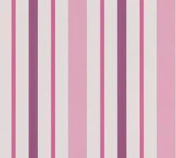 Tapete BOYS & GIRLS 5 - rosa - Streifen - 10 Meter