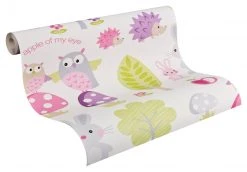 Tapete BOYS & GIRLS 5 - rosa - Wald - 10 Meter -Baumarkt Verkaufsgeschäft 9001016900 04 1600Wx1600H