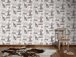 Tapete BOYS & GIRLS 5 - hellgrau - New York - 10 Meter -Baumarkt Verkaufsgeschäft 9001017300 03 1600Wx1600H