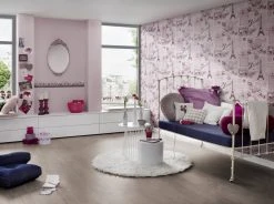 Tapete BOYS & GIRLS 5 - rosa - Paris - 10 Meter -Baumarkt Verkaufsgeschäft 9001017400 03 1600Wx1600H