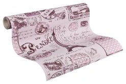 Tapete BOYS & GIRLS 5 - rosa - Paris - 10 Meter -Baumarkt Verkaufsgeschäft 9001017400 04 1600Wx1600H