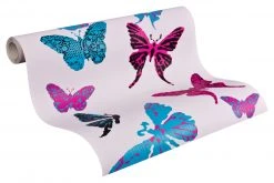 Tapete BOYS & GIRLS 5 - rosa - Schmetterlinge - 10 Meter 7 Tapete BOYS & GIRLS 5 - rosa - Schmetterlinge - 10 Meter -Baumarkt Verkaufsgeschäft 9001017800 04 1600Wx1600H