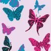 Tapete BOYS & GIRLS 5 - rosa - Schmetterlinge - 10 Meter