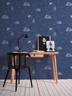 Tapete BOYS & GIRLS 5 - blau - Weltall - 10 Meter -Baumarkt Verkaufsgeschäft 9001019100 04 1600Wx1600H