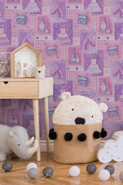 Tapete BOYS & GIRLS 5 - pink - Ballett- 10 Meter -Baumarkt Verkaufsgeschäft 9001020000 04 1600Wx1600H