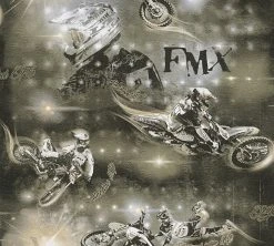 Tapete BOYS & GIRLS 5 - beige - Motorrad - 10 Meter