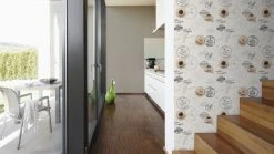 Vinyltapete SIMPLY DECOR - Kaffee - creme-braun - 10 Meter -Baumarkt Verkaufsgeschäft 9001022700 03 1600Wx1600H