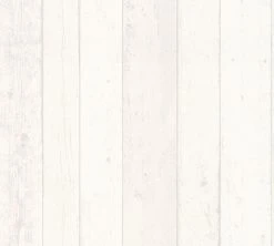 Vinyltapete SIMPLY WHITE 3 - grau-weiß - Holz - 10 Meter