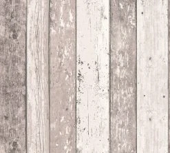 Vinyltapete BEST OF WOOD´N STONE - braun - Holz - 10 Meter