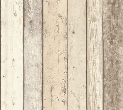 Vinyltapete BEST OF WOOD´N STONE - braun-beige - Holz - 10 Meter