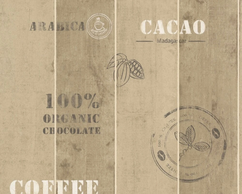 Vliestapete COCKTAIL 2 - Coffee - hellbraun - 10 Meter 1 Vliestapete COCKTAIL 2 - Coffee - hellbraun - 10 Meter