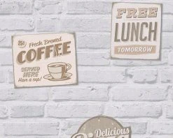 Vliestapete COCKTAIL 2 - Mauer - beige - 10 Meter