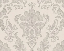 Papiertapete CONCERTO 2 - grau - 10 Meter