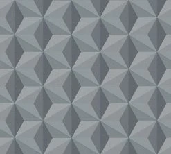 Vliestapete LIFE 3 - schwarz-grau - 10 Meter