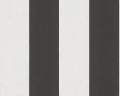 Vliestapete ELEGANCE 3 - schwarz-weiß - 10 Meter