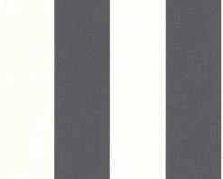 Vliestapete BLACK & WHITE 3 - grau-weiß - 10 Meter