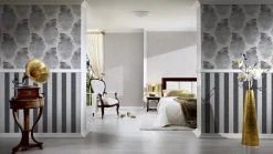 Vliestapete BOHEMIAN BURLESQUE - schwarz-grau - 10 Meter -Baumarkt Verkaufsgeschäft 9001287600 04 1600Wx1600H