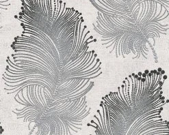 Vliestapete BOHEMIAN BURLESQUE - schwarz-grau - 10 Meter