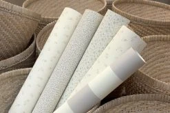 Vliestapete LIBERTE - weiß-grau - gestreift - 10 Meter -Baumarkt Verkaufsgeschäft 9001311400 04 1600Wx1600H