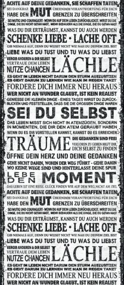 Panel POP.UP - Schriftzüge - 2,50 Meter