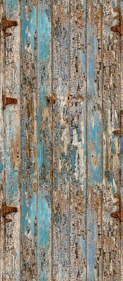 Panel POP.UP - Holz - beige-blau - 2,50 Meter
