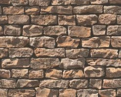 Panel POP.UP 3D - braun - Mauer - 52 cm