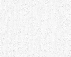 Papiertapete SIMPLY WHITE 3 - weiß - 10 Meter