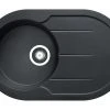Einbauspüle ALAZIA ROUND - Pyragranite - carbon - Unterschränke ab 45 cm