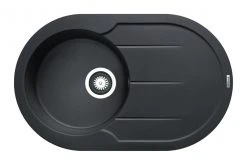 Einbauspüle ALAZIA ROUND - Pyragranite - carbon - Unterschränke ab 45 cm