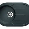 Einbauspüle ALAZIA ROUND - Pyragranite - dunkelgrau - Unterschränke ab 45 cm