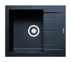 Einbauspüle ALAZIA - Pyragranite - carbon - Unterschränke ab 45 cm