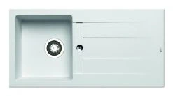 Einbauspüle ATHLOS - Pyragranite - weiß - Unterschränke ab 45 cm