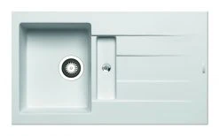 Einbauspüle ATHLOS - Pyragranite - weiß - Unterschränke ab 50 cm