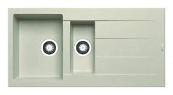 Einbauspüle ATHLOS - Pyragranite - beige - Unterschränke ab 60 cm