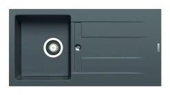 Einbauspüle ATHLOS - Pyragranite - grau - Unterschränke ab 45 cm