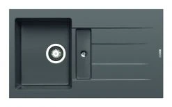 Einbauspüle ATHLOS - Pyragranite - grau - Unterschränke ab 50 cm