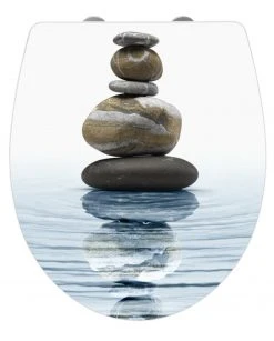 WENKO WC-Sitz MEDITATION - Hochglanz - Absenkautomatik