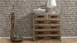 Vliestapete DECOWORLD 2 - beige-grau - 10 Meter -Baumarkt Verkaufsgeschäft 9001618500 04 1600Wx1600H