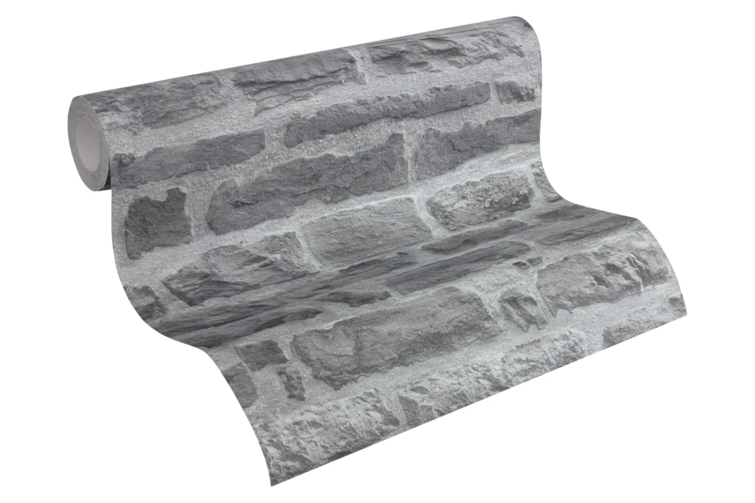 Vliestapete DECOWORLD 2 - grau - Stein - 10 Meter 2 Vliestapete DECOWORLD 2 - grau - Stein - 10 Meter – Bild 2