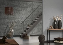 Vliestapete DECOWORLD 2 - grau - Stein - 10 Meter 6 Vliestapete DECOWORLD 2 - grau - Stein - 10 Meter -Baumarkt Verkaufsgeschäft 9001618600 03 1600Wx1600H