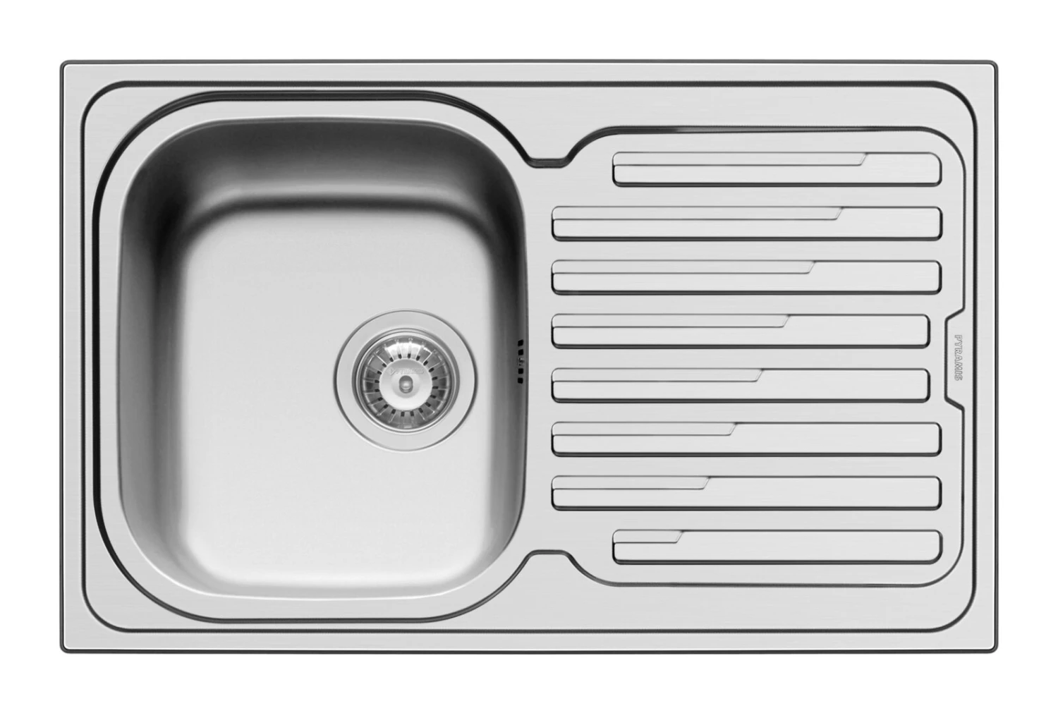 Einbauspüle AMALTIA - Edelstahl glatt - Unterschränke ab 45 cm 1 Einbauspüle AMALTIA - Edelstahl glatt - Unterschränke ab 45 cm