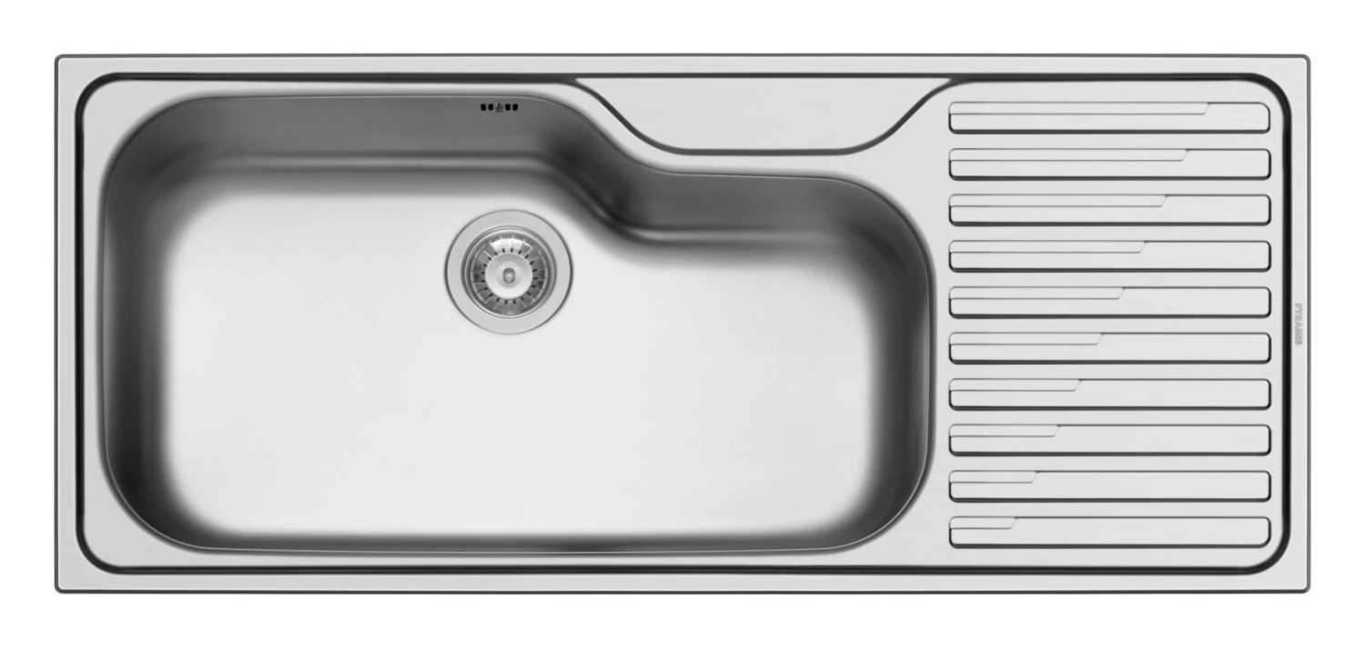 Einbauspüle TITAN - Edelstahl poliert - Unterschränke ab 90 cm 1 Einbauspüle TITAN - Edelstahl poliert - Unterschränke ab 90 cm