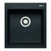 Granit-Einbauspüle ISTROS - schwarz - 46x50 cm
