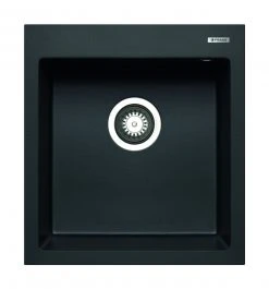 Granit-Einbauspüle ISTROS - schwarz - 46x50 cm