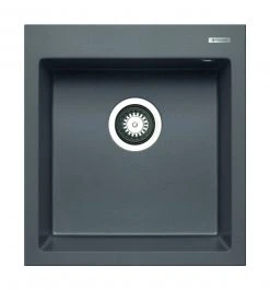 Granit-Einbauspüle ISTROS - grau - 46x50 cm