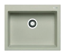 Granit-Einbauspüle ISTROS - beige - 61x50 cm