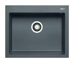 Granit-Einbauspüle ISTROS - grau - 61x50 cm