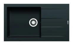 Granit-Einbauspüle ATHLOS - schwarz - 86x50 cm